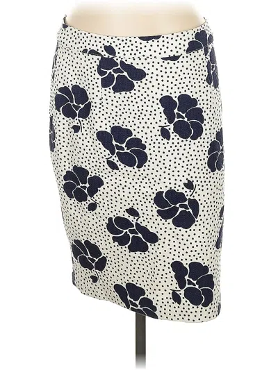 Pre-owned Boden Casual Skirt In White