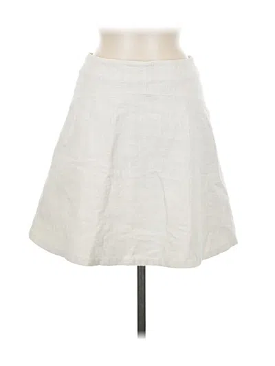 Pre-owned Boden Casual Skirt In White