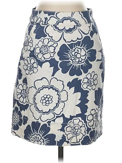 Pre-owned Boden Casual Skirt In White