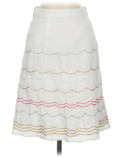 Pre-owned Boden Casual Skirt In White