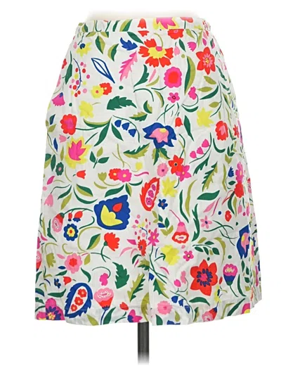Pre-owned Boden Casual Skirt In White