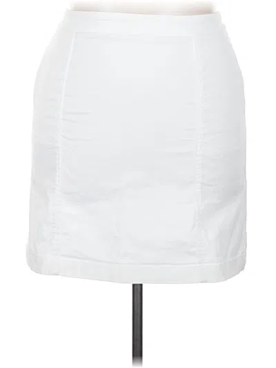 Pre-owned Boden Casual Skirt In White