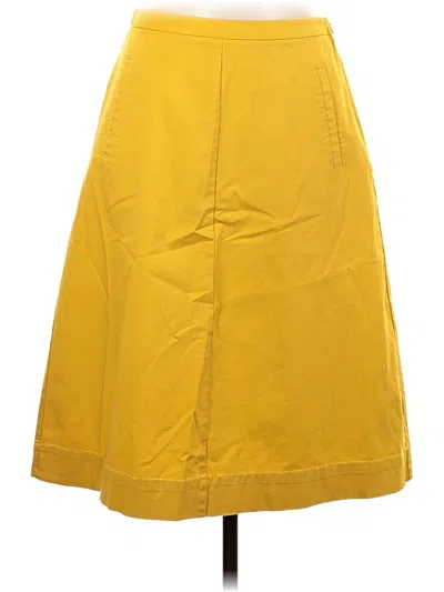 Pre-owned Boden Casual Skirt In Yellow