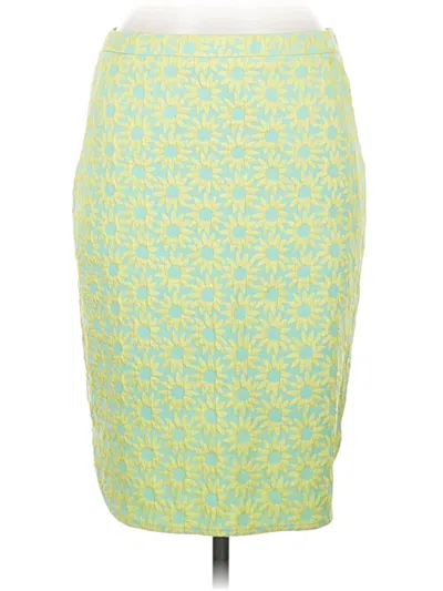 Pre-owned Boden Casual Skirt In Yellow