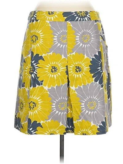 Pre-owned Boden Casual Skirt In Yellow