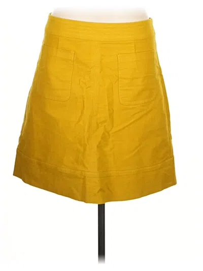 Pre-owned Boden Casual Skirt In Yellow