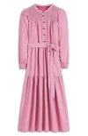 Boden Cecily Midikleid Aus Cord-rosa Schleier In Pink