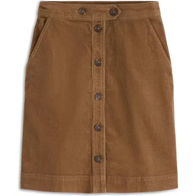 BODEN BODEN CELIA STRETCH COTTON CORDUROY SKIRT