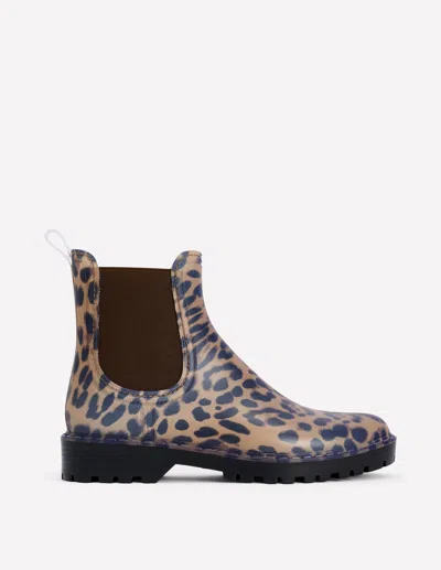 Boden Chelsea Wellie Boots-leopard Female  In Animal Print