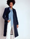 Boden Cheltenham Trenchcoat Aus Cord-marineblau In Blue