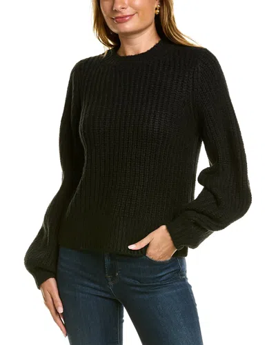 Boden Chunky Ribbed Wool & Alpaca-blend Sweater In Black