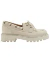 Boden Chunky Sole Leather Deck Shoe
