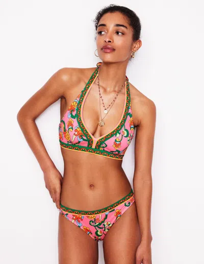 Boden Classic Bikini Bottomspink Rose, Foliage Trail Women  In Multi