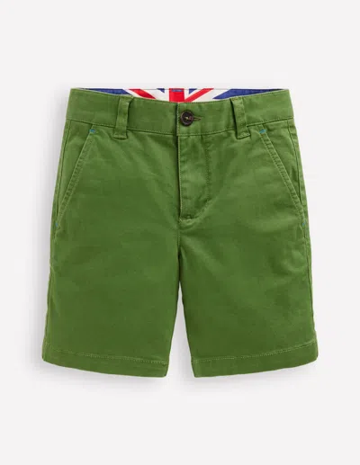 Boden Kids' Classic Chino Shortsbrocolli Green Boys