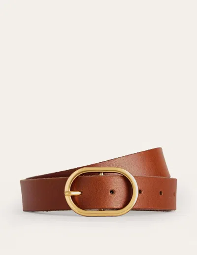 Boden Classic Leather Belttan Women  In Brown