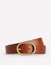 Boden Classic Leather Belttan Women  In Brown