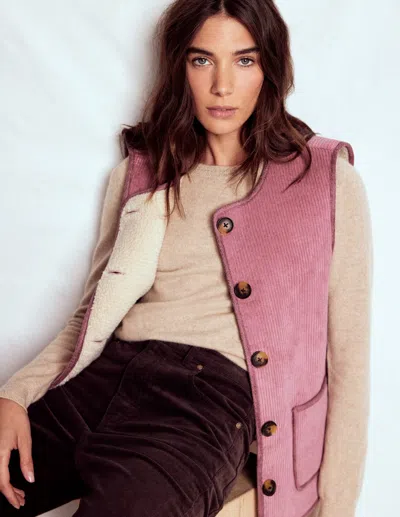 Boden Clerkenwell Wendeweste-hellrosa, Naturbelassen In Pink