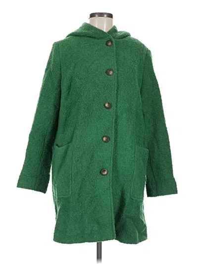 Pre-owned Boden Coat In Green