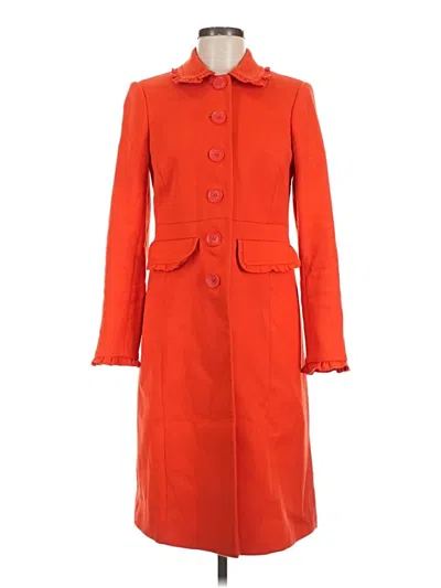 Pre-owned Boden Coat In Orange