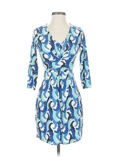 Pre-owned Boden Cocktail Dress In Blue