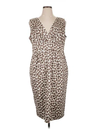 Pre-owned Boden Cocktail Dress In Brown