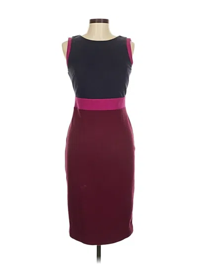 Pre-owned Boden Cocktail Dress In Burgundy