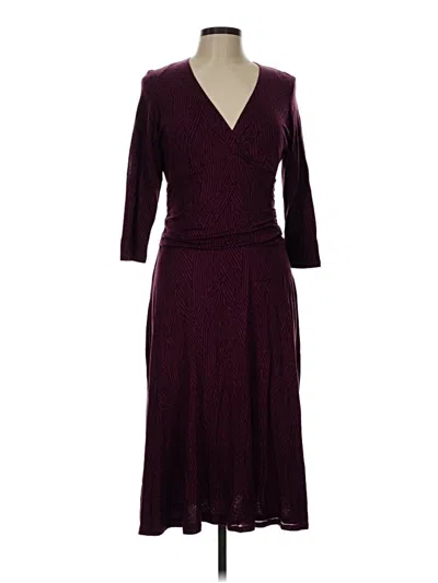 Pre-owned Boden Cocktail Dress In Burgundy