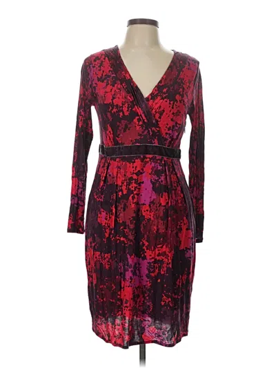 Pre-owned Boden Cocktail Dress In Burgundy