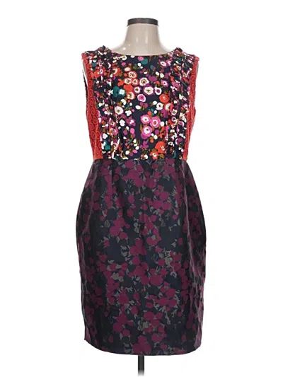 Pre-owned Boden Cocktail Dress In Burgundy