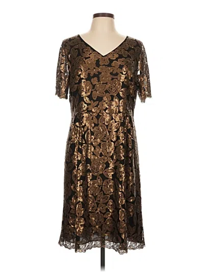 Pre-owned Boden Cocktail Dress In Gold