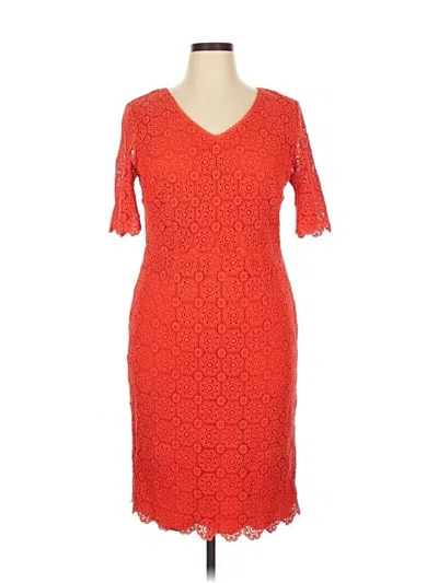 Pre-owned Boden Cocktail Dress In Orange