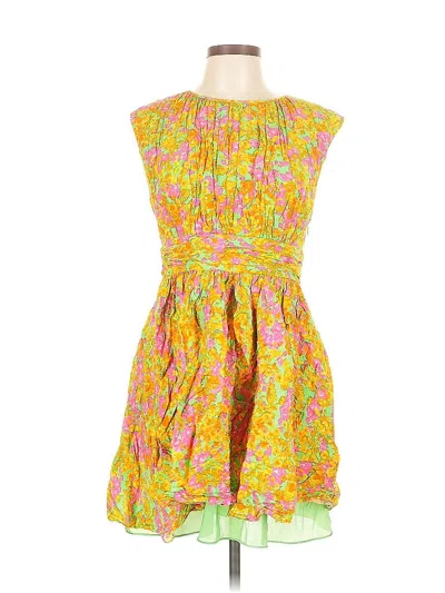 Pre-owned Boden Cocktail Dress In Yellow