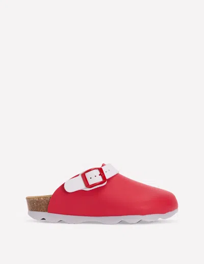 Boden Kids' Clogs In Blockfarben-knallrot In Red