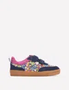 Boden Colourblock Low Tops-floral Female  In Multi