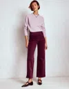 Boden Cord-jeans Mit Geradem, Weitem Bein Im Five-pocket-design-burgunderrot In Burgundy