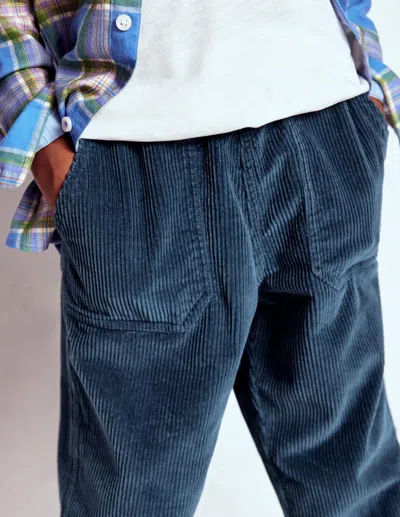 Boden Kids' Cordhose Zum Hineinschlüpfen-blaubeerkuchen In Blue