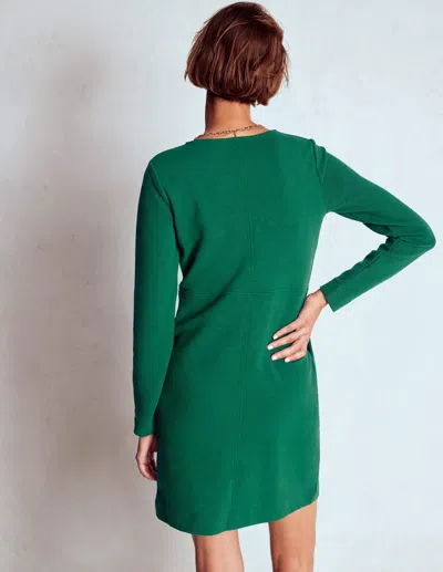 Boden Cornelia Ottoman Dress Emerald Night  In Green