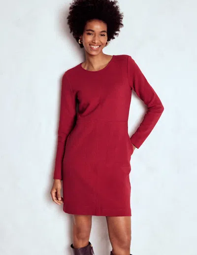 Boden Cornelia Ottoman Dress-red Liquorice Female