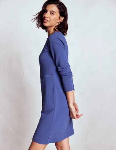 Boden Cornelia Ottoman-kleid-denim-blau In Blue