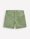 Boden Cotton Linen Shortsnewt Green Boys