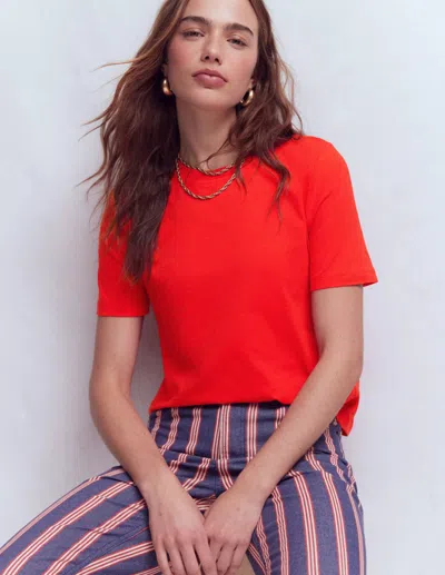 Boden Cotton T Shirt Red