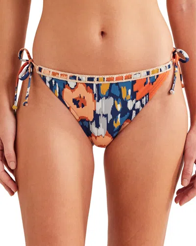 Boden Crochet Trim Bikini Bottom In Multi