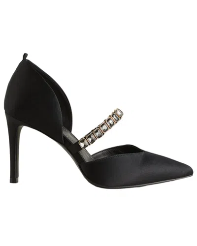 Boden Crystal Strap Heeled Court In Black