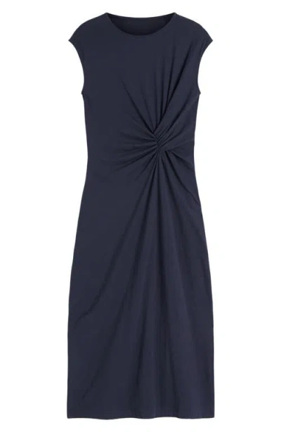 Boden Delilah Twist Midi Dress In Blue