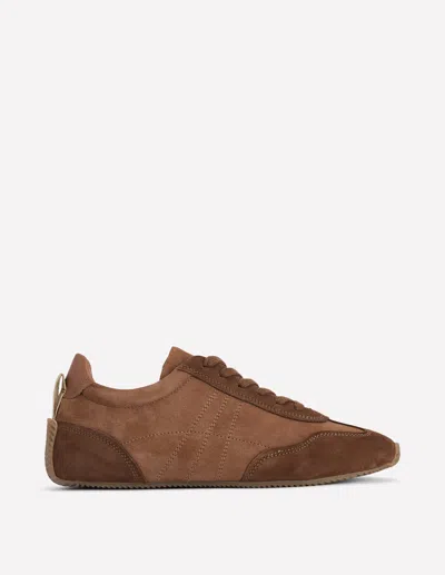 Boden Delphine Slim Sole Trainers Tan  In Brown