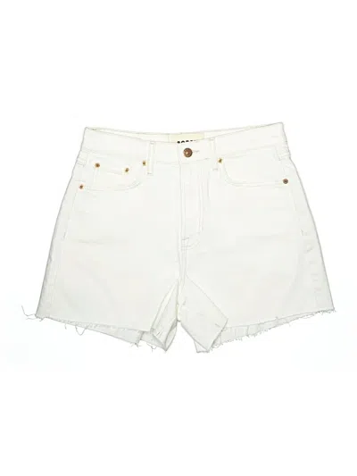 Pre-owned Boden Denim Shorts In Ivory