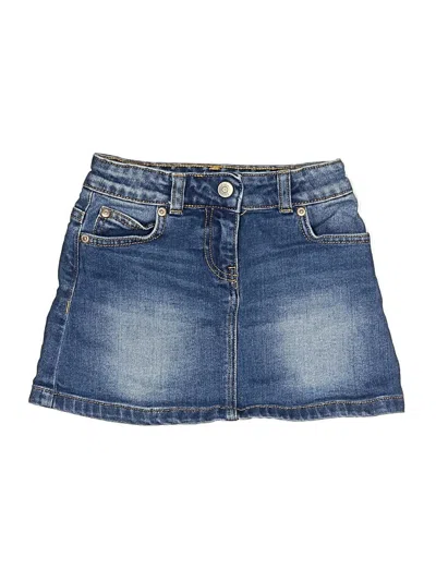 Pre-owned Boden Kids' Denim Skirt In Blue