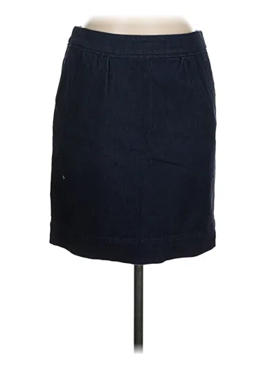 Pre-owned Boden Denim Skirt In Blue