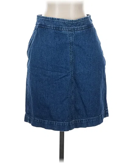 Pre-owned Boden Denim Skirt In Blue