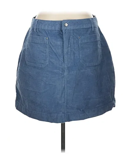 Pre-owned Boden Denim Skirt In Blue
